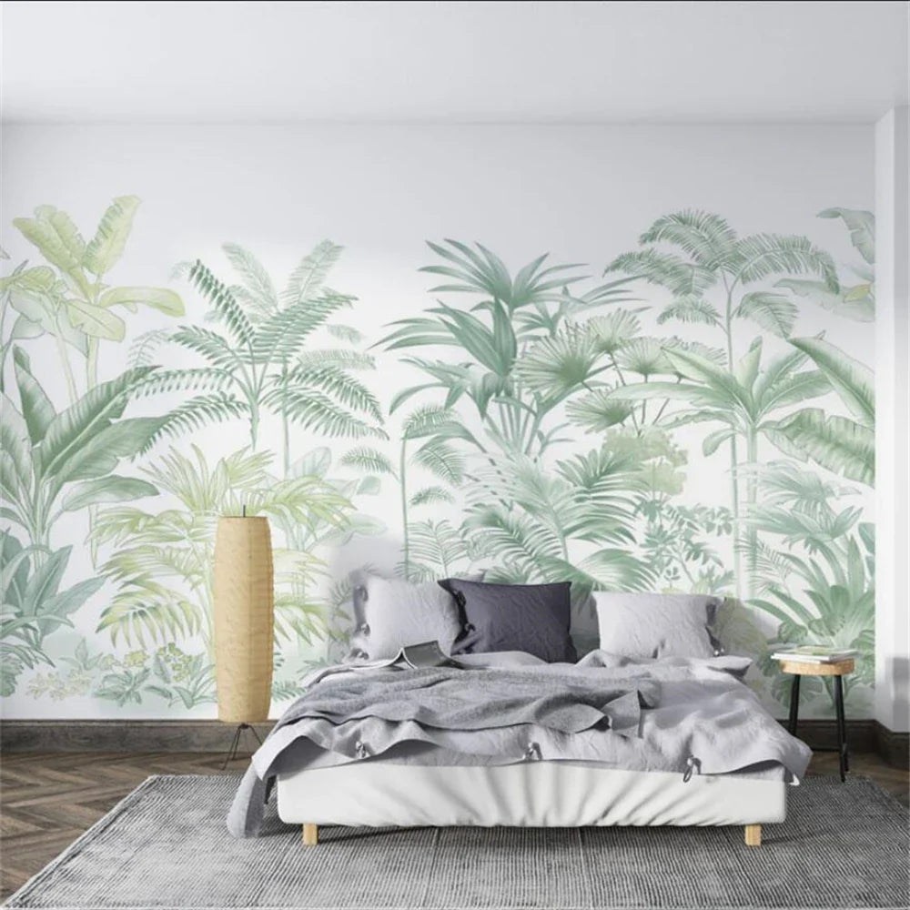 Jungle Behang Kinderkamer - 1 vierkante meter / mat canvas